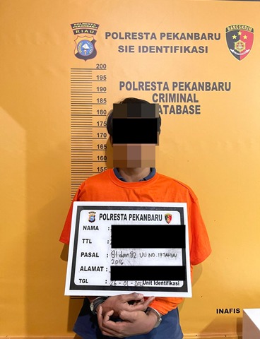 Tim Opsnal Polresta Pekanbaru Ungkap Dua Pemuda Pelaku Pencabulan Anak.